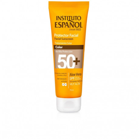 Instituto Español näokaitsekreem aloe veraga SPF50+ 75ml, tooniv
