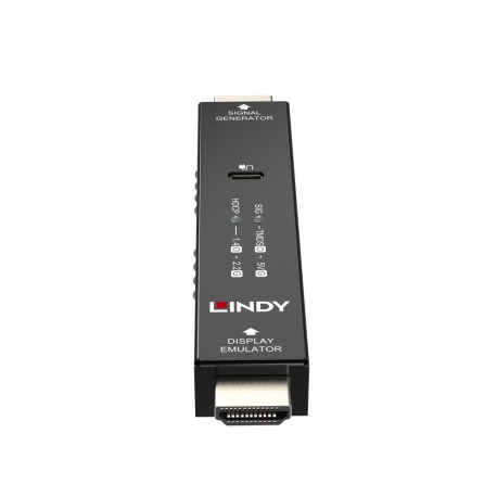 AV Signal Generator - Lindy HDMI 4K60 Signal Generator & Display Emulator 3840x2160@60Hz Metal Housi