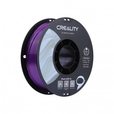 3D Printing Filament - Creality CR-Silk PLA 1.75 mm 190–230°C Tensile Strength 35 MPa Purple