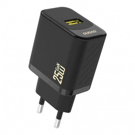 Dudao A27S travel charger | 25W | GaN | USB-A | black