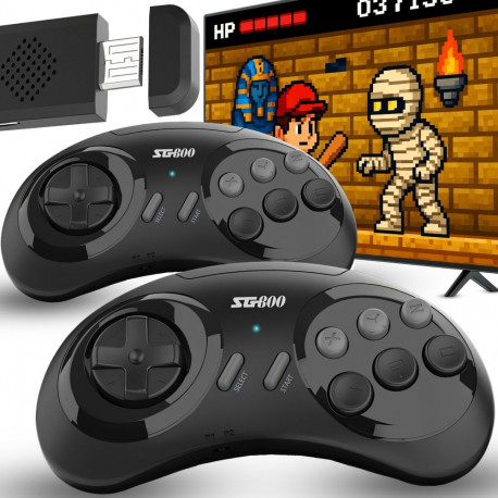 Gra telewizyjna 5000+ gier retro mini konsola bezprzewodowa tv hdmi lata 90 - er1193