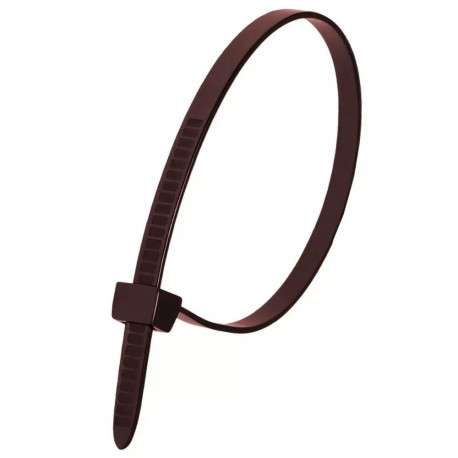 Nylonowe opaski zaciskowe brązowe 2,5x200mm (100szt.)