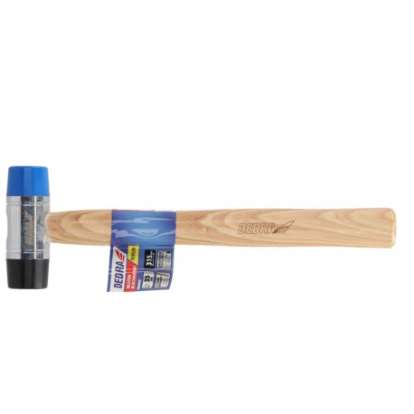 Młotek blacharski 35mm, obuch pu/nylon, hikorowy trzonek