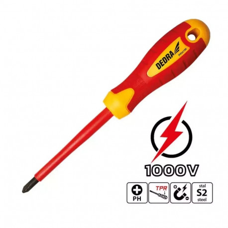 Wkrętak izolowany ph2x100mm