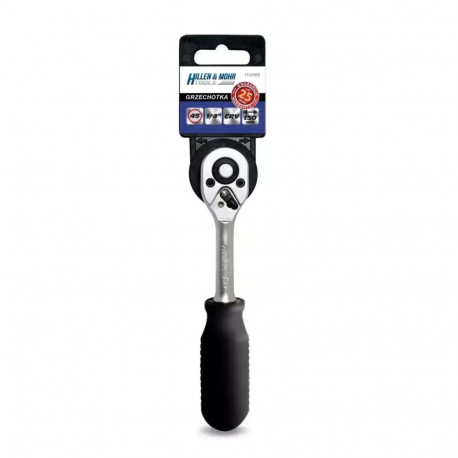 Grzechotka 1/4", 45t, crv 6140, prosta jedno-mater.uchwyt