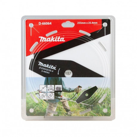 2-TOOTH BRUSH CUTTER BLADE MAKITA 255MM