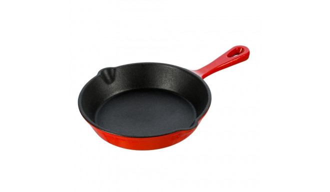 RED IRON CAST SKILLET 25 CM