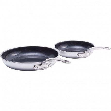 GreenPan pannide komplekt Premiere 2-osaline 20+28cm roostevaba teras