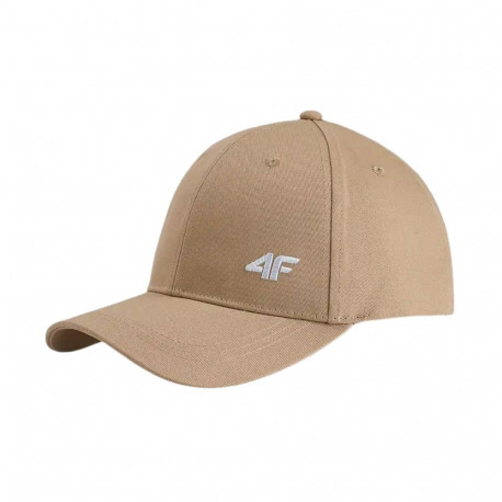 Czapka z daszkiem 4F U552 beżowa 4FWSS26ACABU552 83S S/M