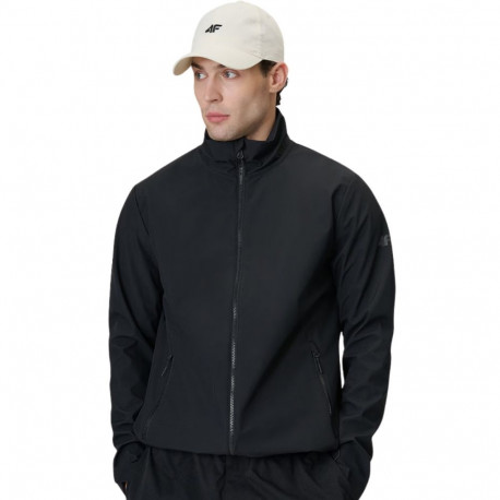 Kurtka męska softshell 4F M548 głęboka czerń 4FWSS26TSOFM548 20S 2XL
