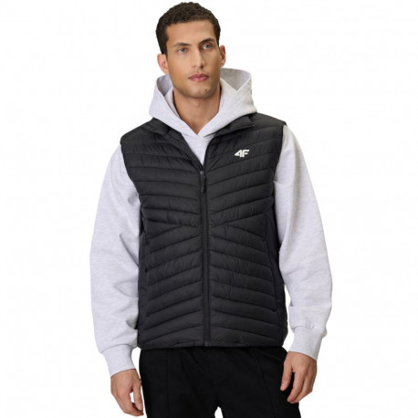4F meeste vest M345 4FWSS26TVJAM345 20S S, must