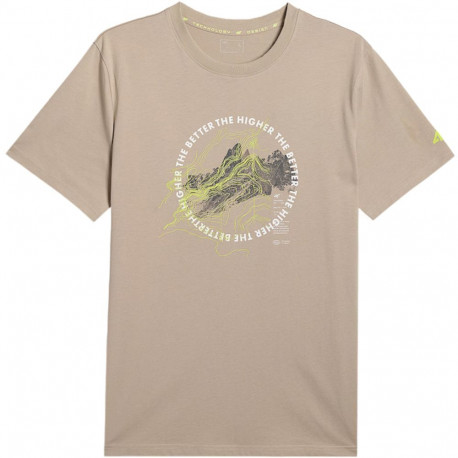 4F meeste t-särk M2822 4FWSS26TTSHM2822 83S XL, beež