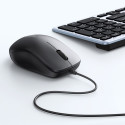 Ugreen wired optical mouse - black