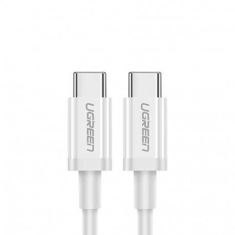 Ugreen US264 60518 USB-C / USB-C PD QC AFC Cable 1m - White
