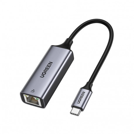 Ugreen external network adapter RJ45 - USB Type C (1000 Mbps / 1 Gbps) Gigabit Ethernet gray (CM199)