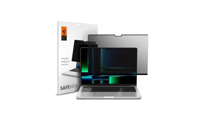 Privaatsusfilter SafeView, Apple MacBook Pro 14" (2021-2026), Spigen