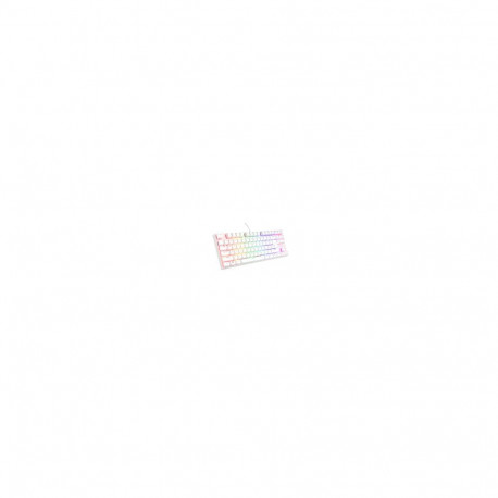 Genesis Thor 303 TKL RGB biala Outemu Peach Silent