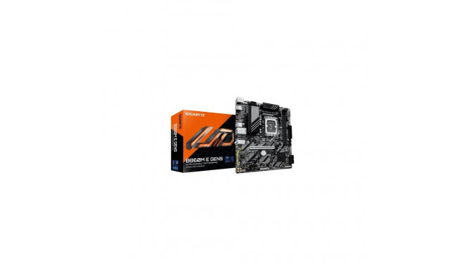 GIGABYTE B860M E GEN5 Motherboard - Intel Core Ultra Series CPUs, 4+1+2 Phases VRM, up to 8800MHz DD
