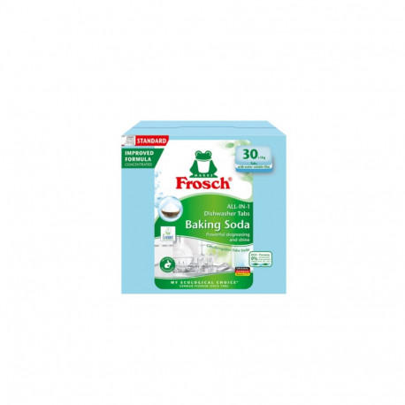 Nõudepesutabletid FROSCH sooda All-in-1 30x18g
