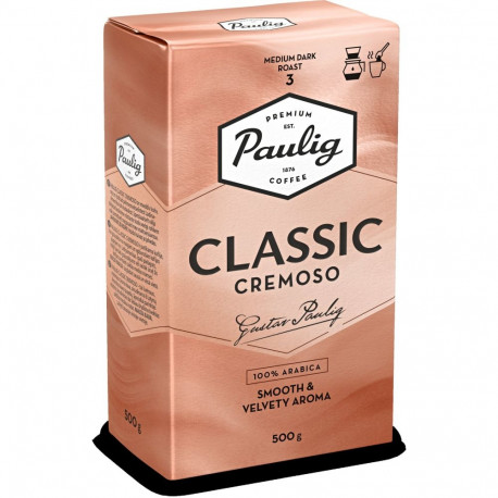 Paulig Jahvatatud kohv, Classic Cremoso 500g