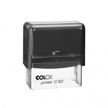 Tempel Colop Printer C50, must korpus, sinine padi