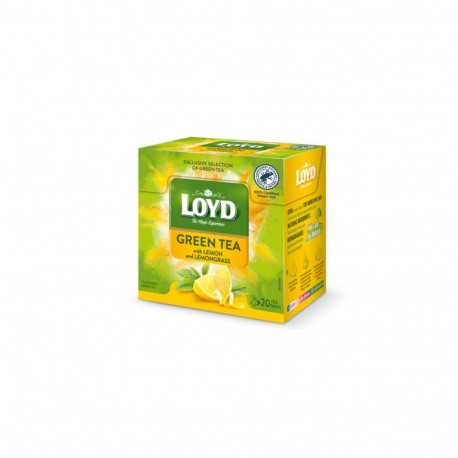 Roheline tee LOYD sidrunikoore ja sidrunheinaga 20 x 1.5g