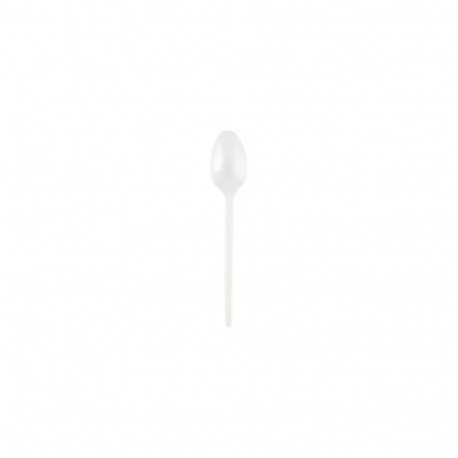 SUPERIOR Teelusikad, plastik, PS, valge, korduvkasutatav 12,5 cm, 50 tk (3 tk)