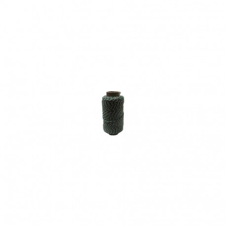 Nöör dokum. köitmiseks 35m, roheline/valge