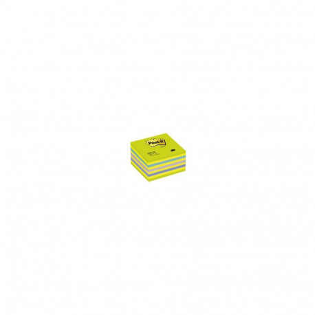Märkmekuup Post-it 2028NB Lollipop 76x76 mm, 450 lehte, roheline-sinine