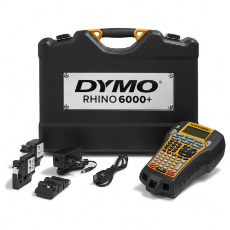 "DYMO Rhino 6000+ Industrielles Beschriftungsgerät, USB - Anschluss, ABC-Tastatur, im KofferSet"