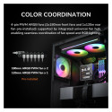 "Midi COUGAR Airface 180, ARGB, Schwarz"