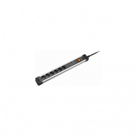 "BACHMANN CONNECTUS 9xCEE7/3, 1xSchalter 2,0m CEE7/7 Grau"