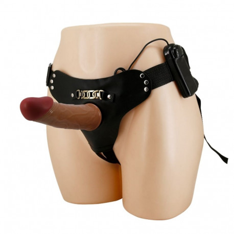 Nelson strap-on peenisprotees vibratsiooniga