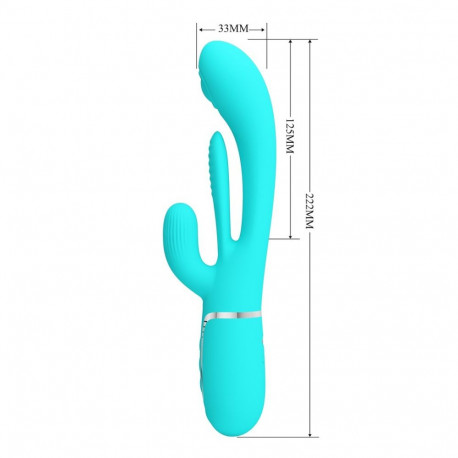 Andy vibraator rabbit-tüüpi keelega 7 vibratsioonirežiimiga