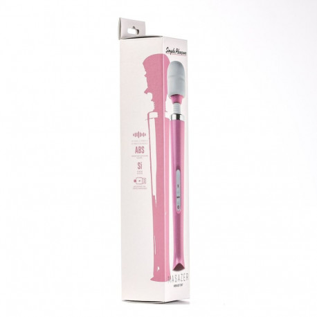 Magic Wand massaažiseade USB-ga laetav, roosa