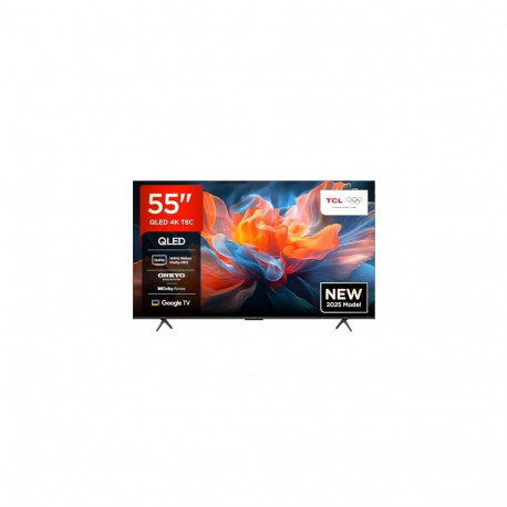 Teler 55T8C 138.8cm (55 Zoll) UltraHD/4K Google TV kolmetuuner 144Hz paneel, must