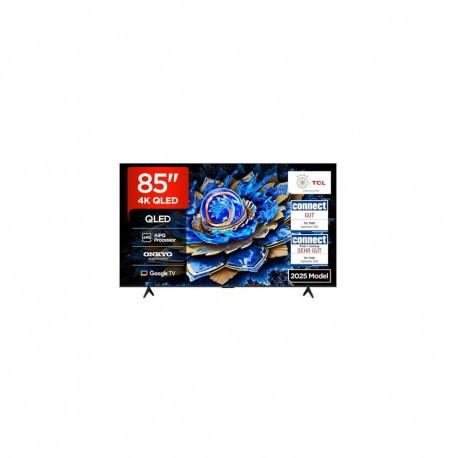 Teler 85T69C 214.8cm (85Zoll) UltraHD/4K kolmetuuner Google TV, must