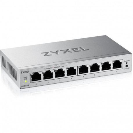 GS1200-8V3 8P Gigabit Switch (grau)