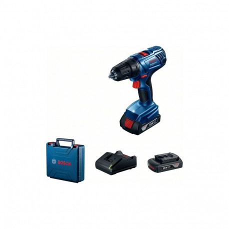 Akku-Bohrschrauber GSR 180 LI Professional, 18Volt (blau/schwarz, 2x Li-Ion Akku 2,0Ah, Koffer)
