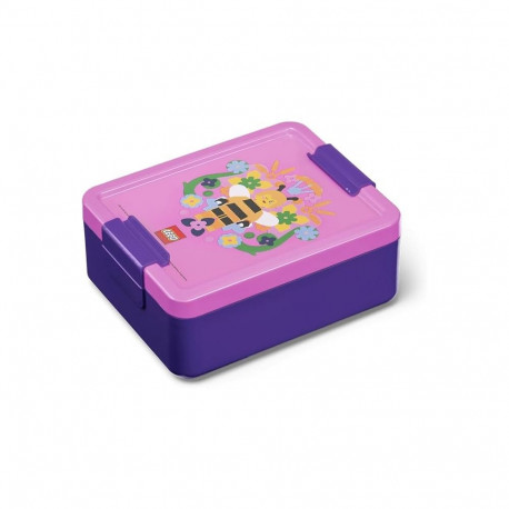 Room Copenhagen LEGO Lunch Box Bee (purple/pink)