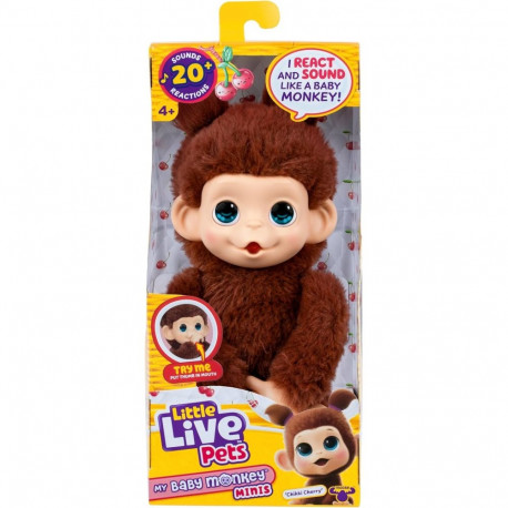 Little Live Pets - My Baby Monkey Minis Brown Cherri