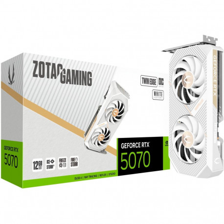 GeForce RTX 5070 Twin Edge OC White Edition (DLSS 4, 3x DisplayPort, 1x HDM)