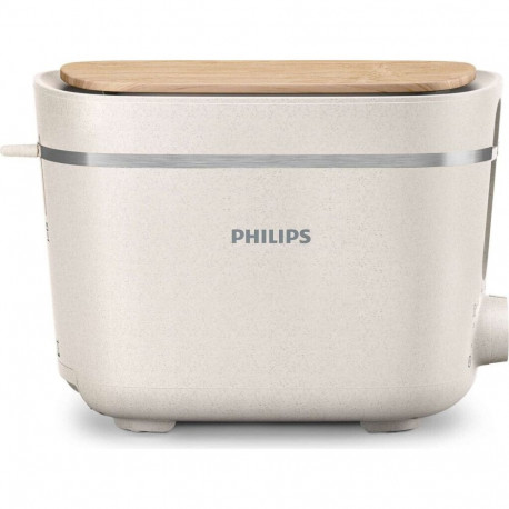 Philips Eco Conscious Edition Toaster HD2640/10 (white (matt), 830 watts, for 2 slices of toast)