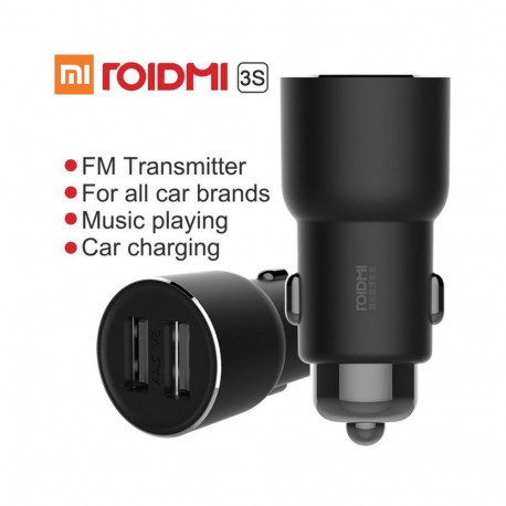 Xiaomi ROIDMI 3S FM Transmiter / Bluetooth MP3 / Car Charger Dual USB 2.4A