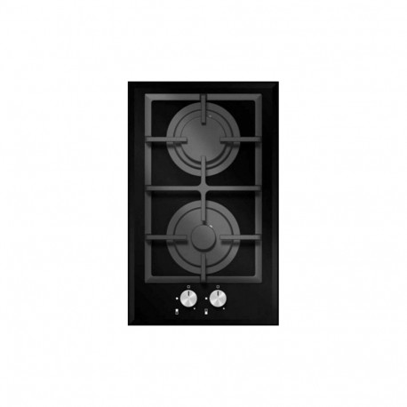 Built-in gas hob Schlosser, black