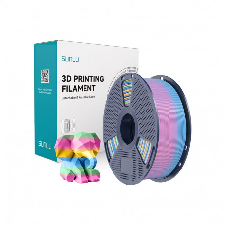 Sunlu PLA Filament (Rainbow) 04