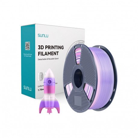Sunlu PLA Filament (Rainbow) 03