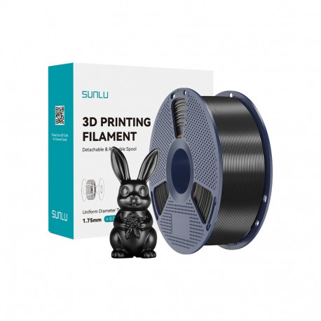 Sunlu PLA+ Silk Filament (Black)