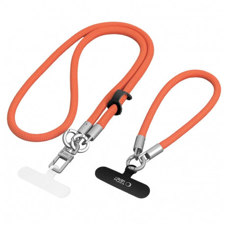 TECH-PROTECT C10S ROPE CROSSBODY & WRIST ORANGE/TITANIUM