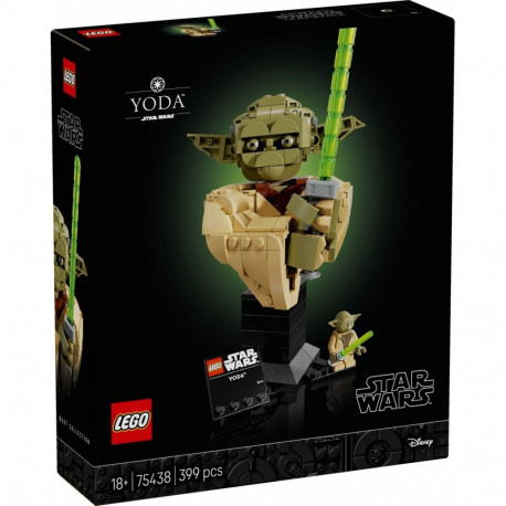 Star Wars klotsid 75438 Yoda büst